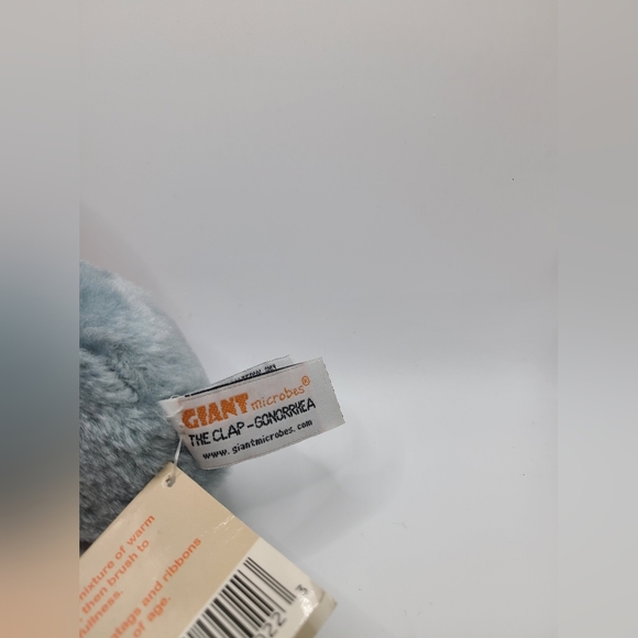 GIANT MICROBES- Gonorrhea- The clap-Stuffed Plush- 2005 - Picture 3 of 3